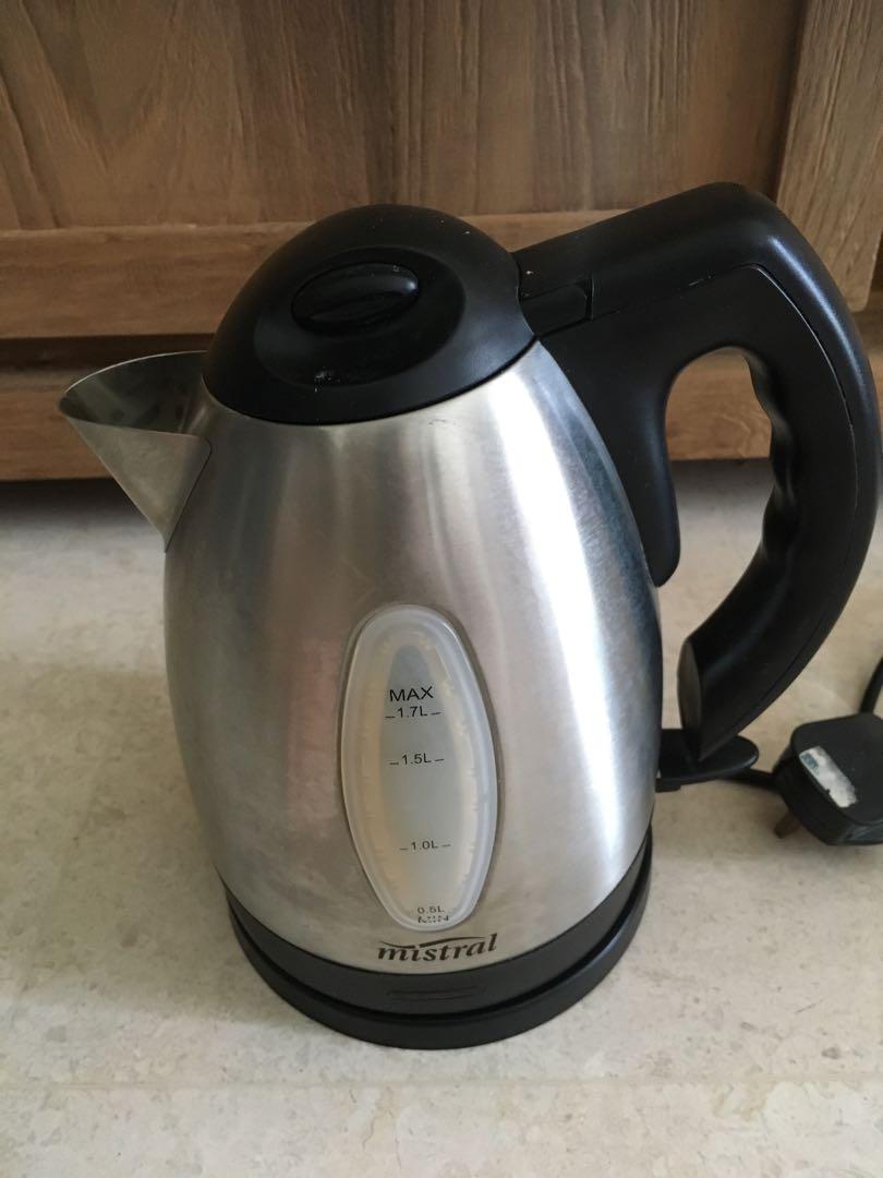 Mistral Electric Kettle 1.7L, TV & Home Appliances, Kitchen Appliances