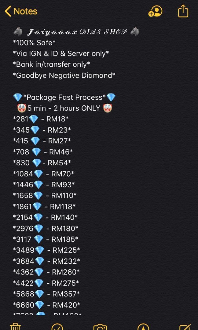 Mobile Legends Diamonds Cheap Video Gaming Others On Carousell