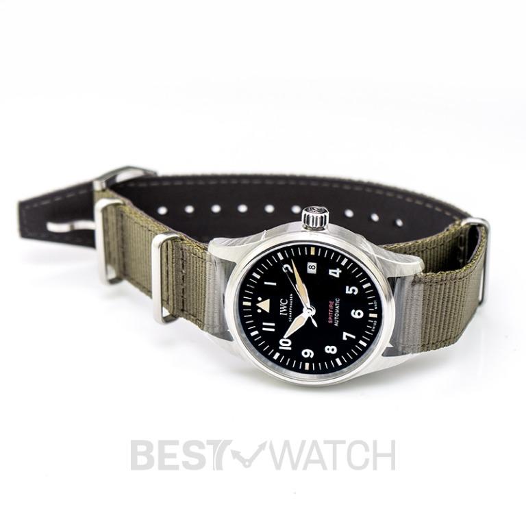 NEW IWC Pilot s Watch Automatic Spitfire Automatic Black Dial
