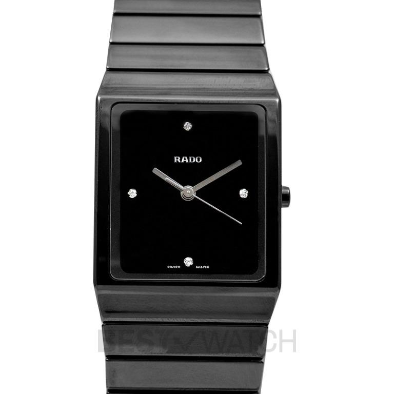 Rado quartz black cheap