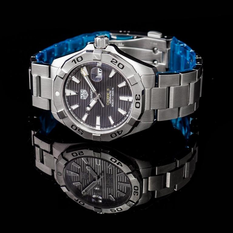 NEW TAG Heuer Aquaracer Automatic Grey Dial Men s Watch WBD2113