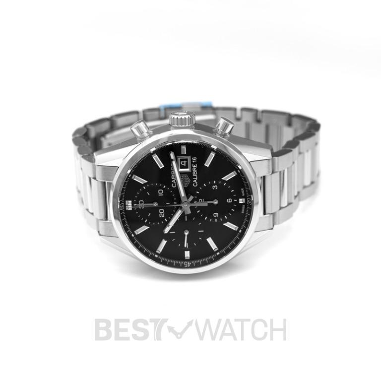 NEW TAG Heuer Carrera Automatic Black Dial Stainless Steel Men s Watch CBK2110.BA0715