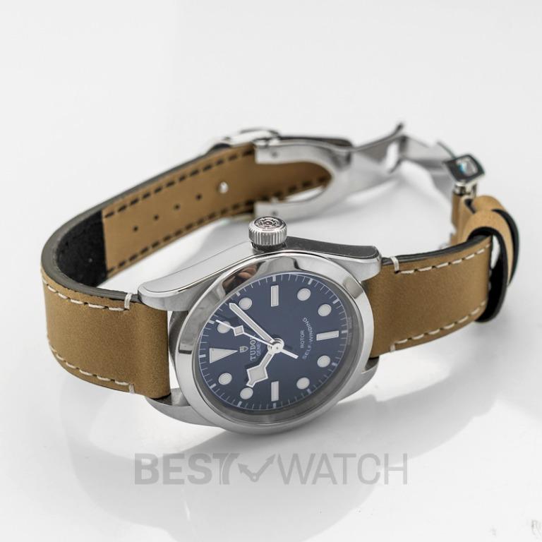 Tudor black bay best sale 36 leather strap