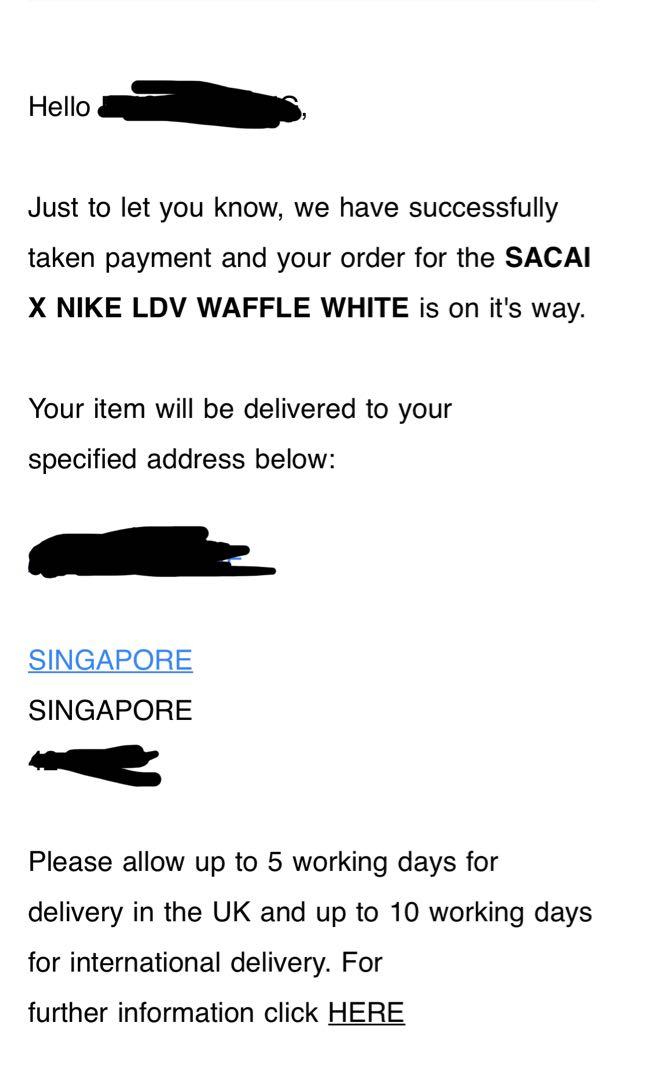 BNIB Nike Sacai Waffle White Nylon FOOT PATROL RAFFLE ITEM ON HAND