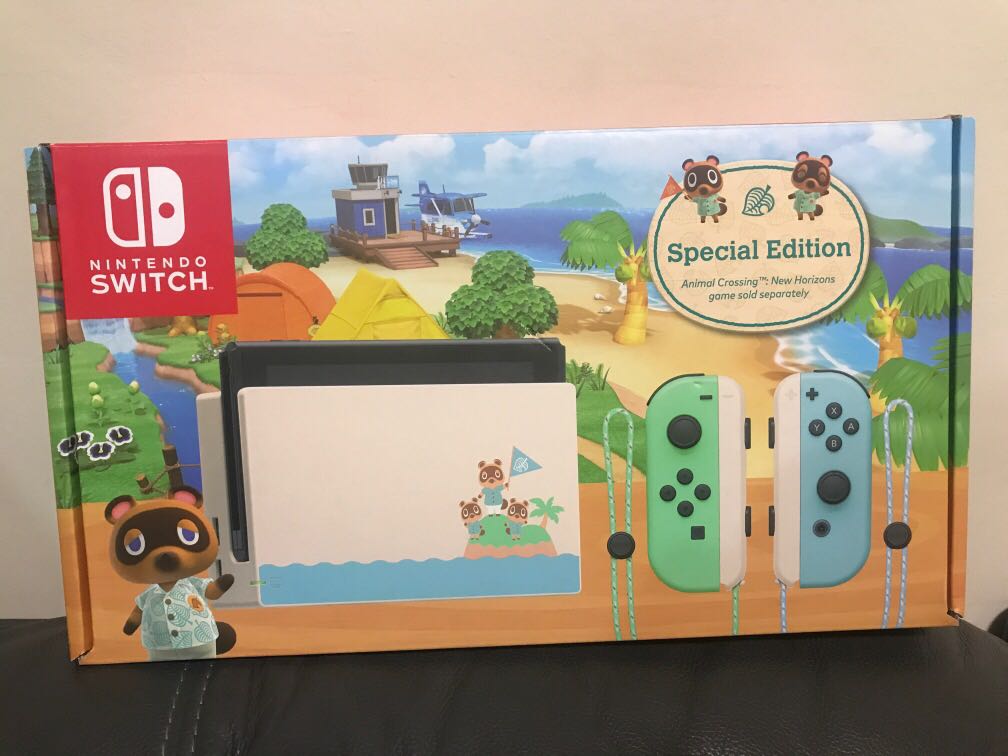 Nintendo Switch Animal Crossing limited edition, Video Gaming, Video