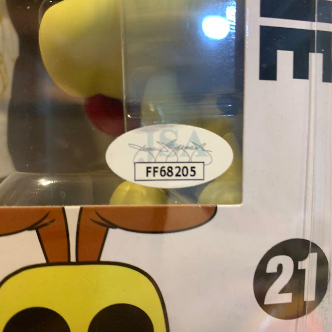 Odie Funko Pop Autographed by Voice Actor Gregg Berger with JSA