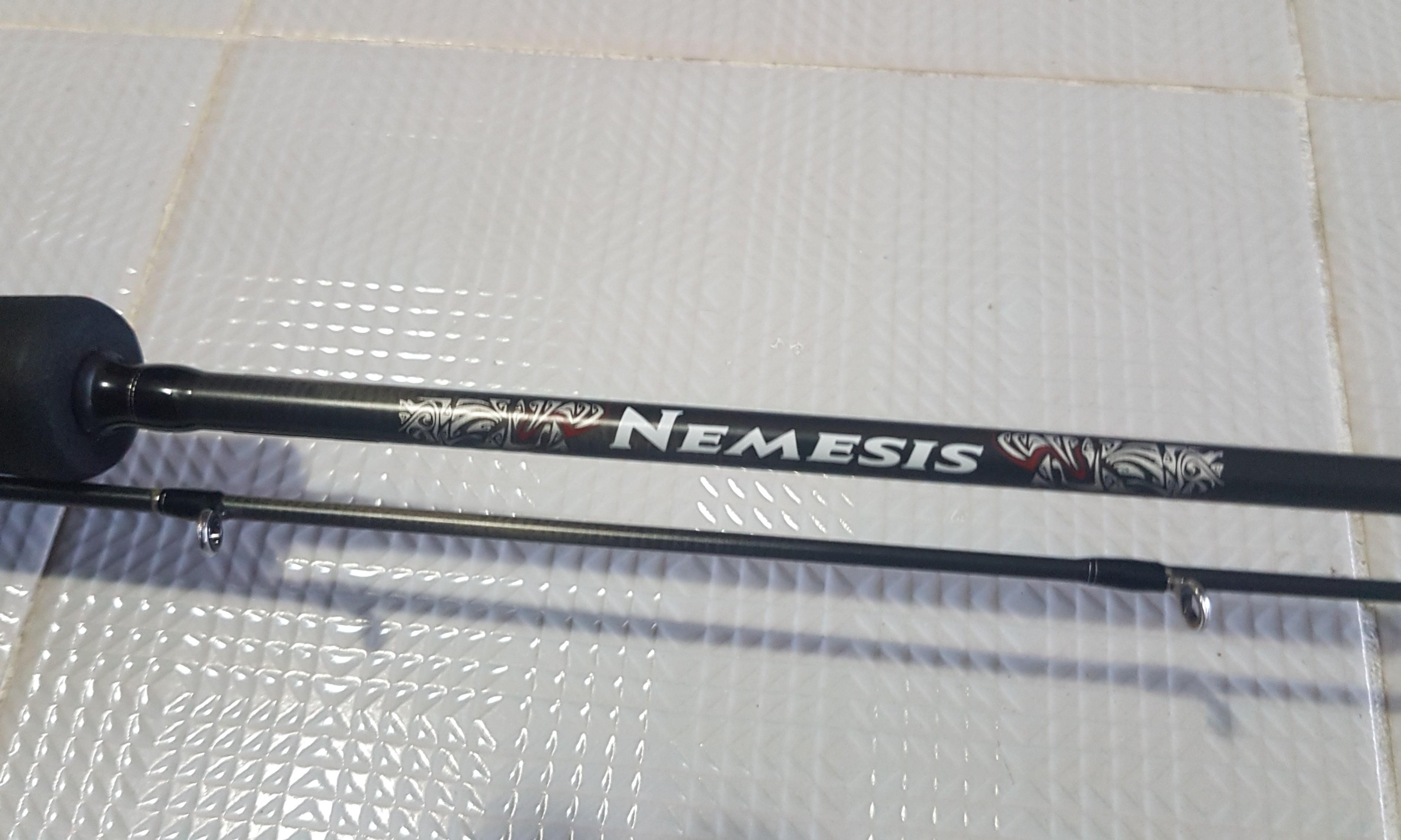 Okuma Nemesis Nec602ul Baitcasting 2 Piece Rod Ultralight Bfs, Sports  Equipment, Fishing on Carousell