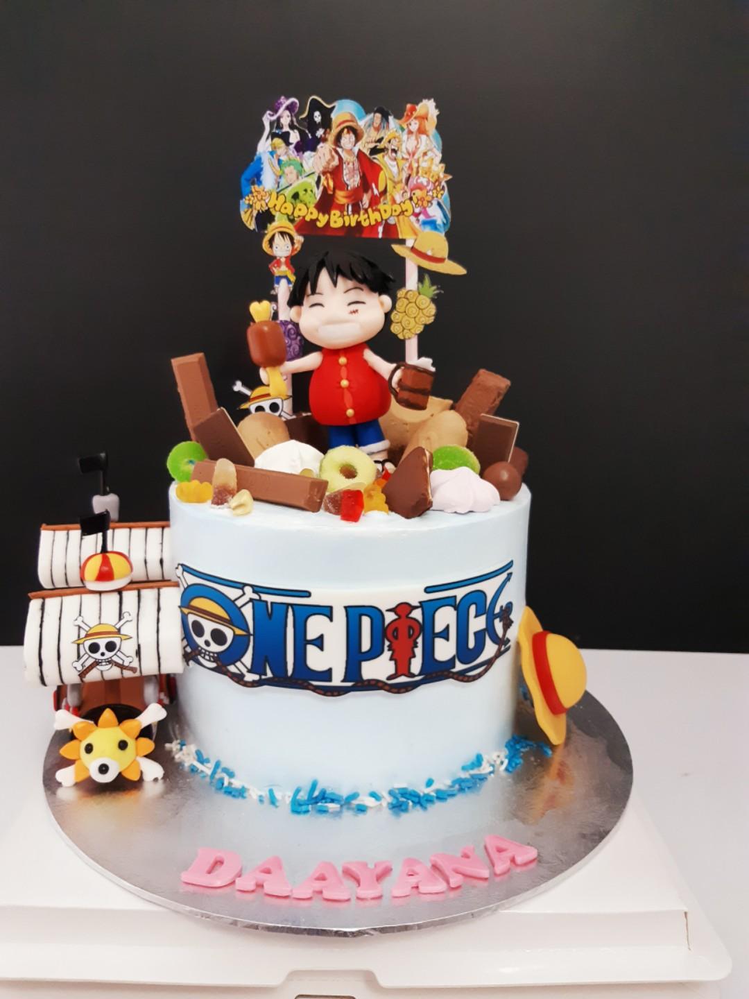 Bigger One Piece Anime Cake, A Customize Anime cake