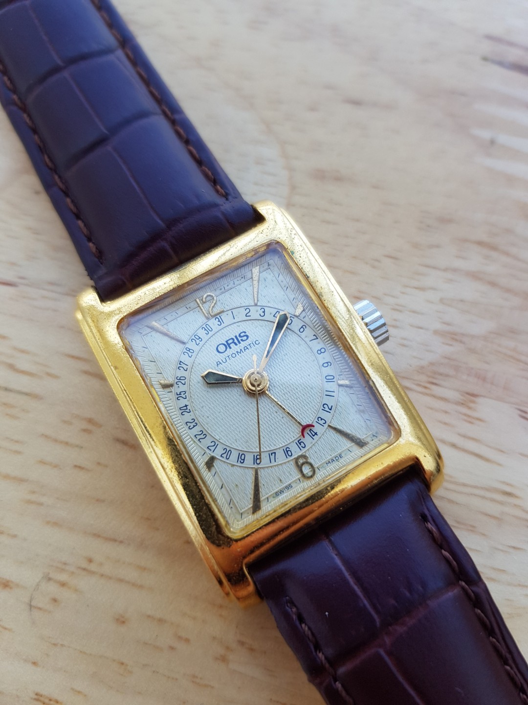 Oris Rectangular Pointer Date Luxury Watches on Carousell
