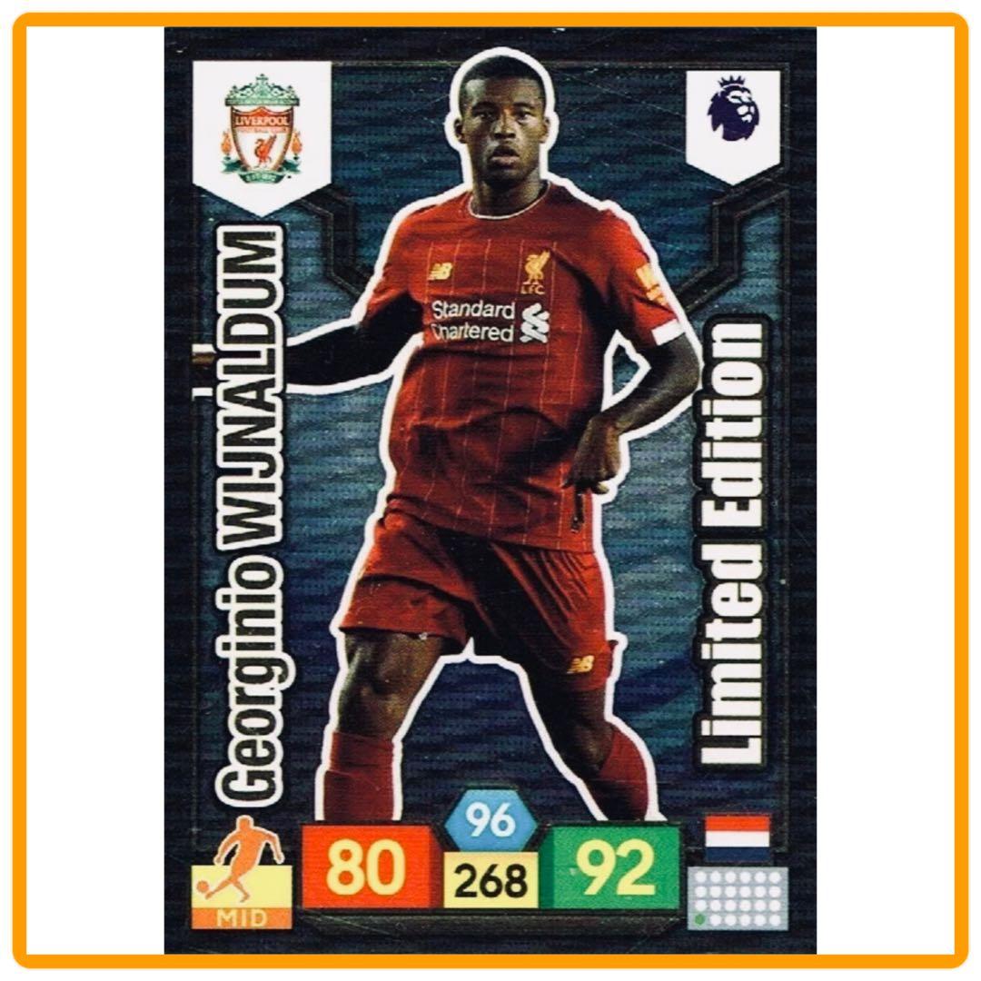 Panini Adrenalyn xl Premier League 2019/20 Georginio Wijnaldum Limited Edition 