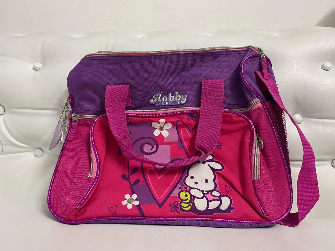 Robbie Rabbit Pink School Bag (Category: Babies & Kids Fashion) located in Manila. Submitted by brycee10 (Listing ID 283160292, Image 1). Description: big compartment space .