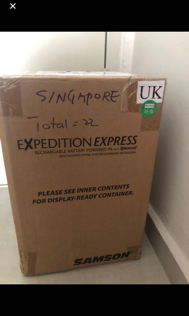 Samson expedition express Bluetooth PA with mic included, Audio, Other