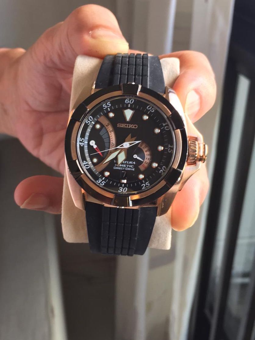 SOLD] Seiko Velatura Kinetic Rose Gold, Mobile Phones & Gadgets, Wearables  & Smart Watches on Carousell