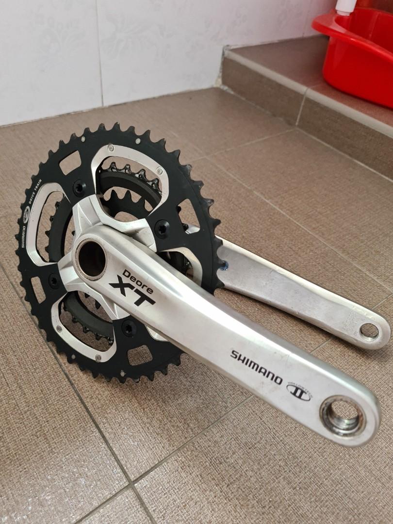 Shimano xt triple crankset 9 speed sale