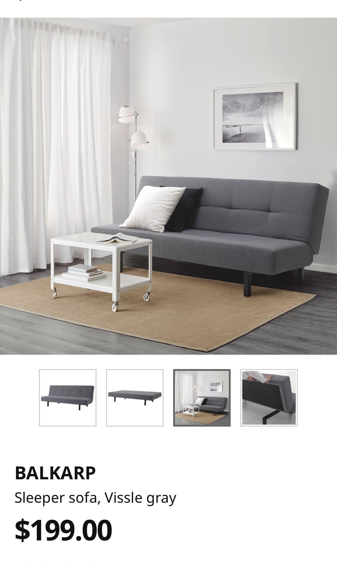 Sofa bed IKEA BALKARP