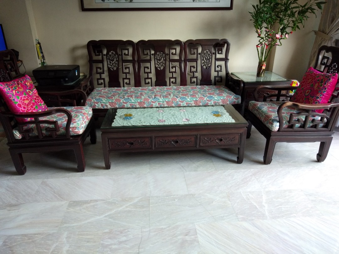 Sofa Set, Furniture & Home Living, Furniture, Sofas on Carousell