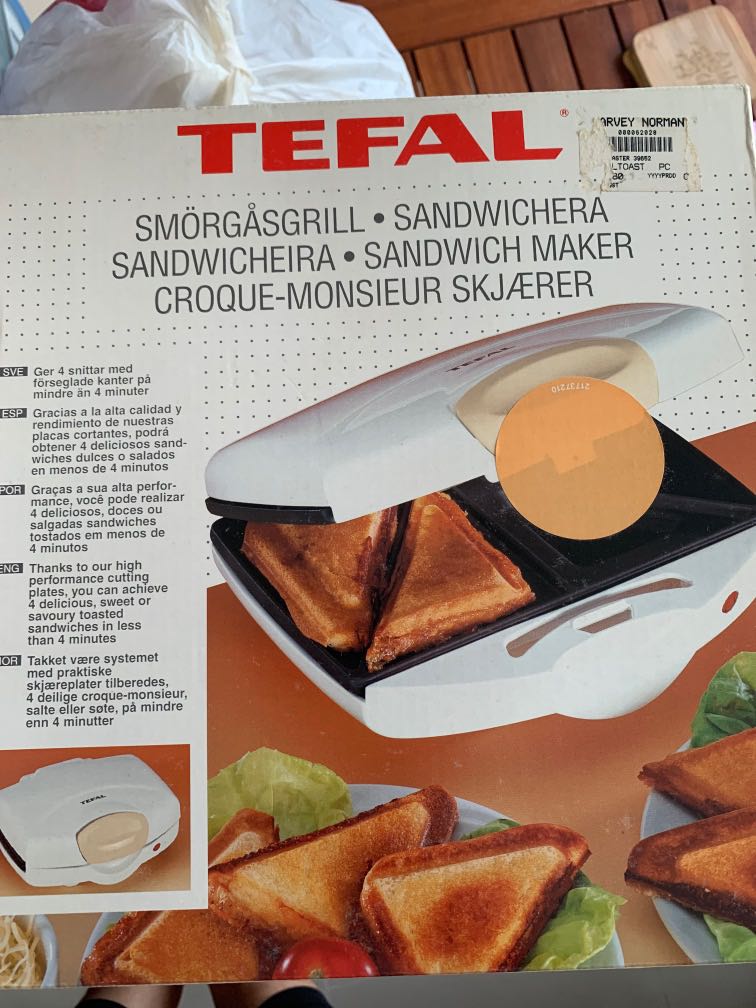 Tefal Sandwich Maker Home Appliances Kitchenware On Carousell