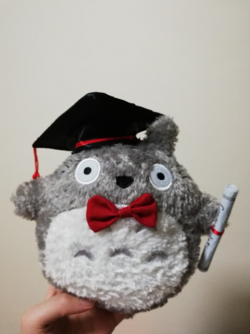 Totoro graduation plush sales