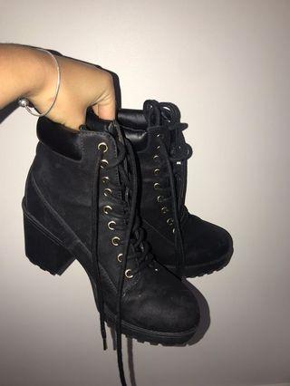 Black boots