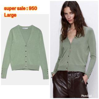 zara knitted cardigan