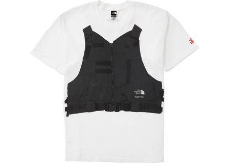 t shirt the north face x supreme