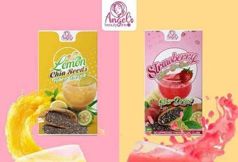 Chia Seeds Drink Lemon Tea/Strawberry Collagen