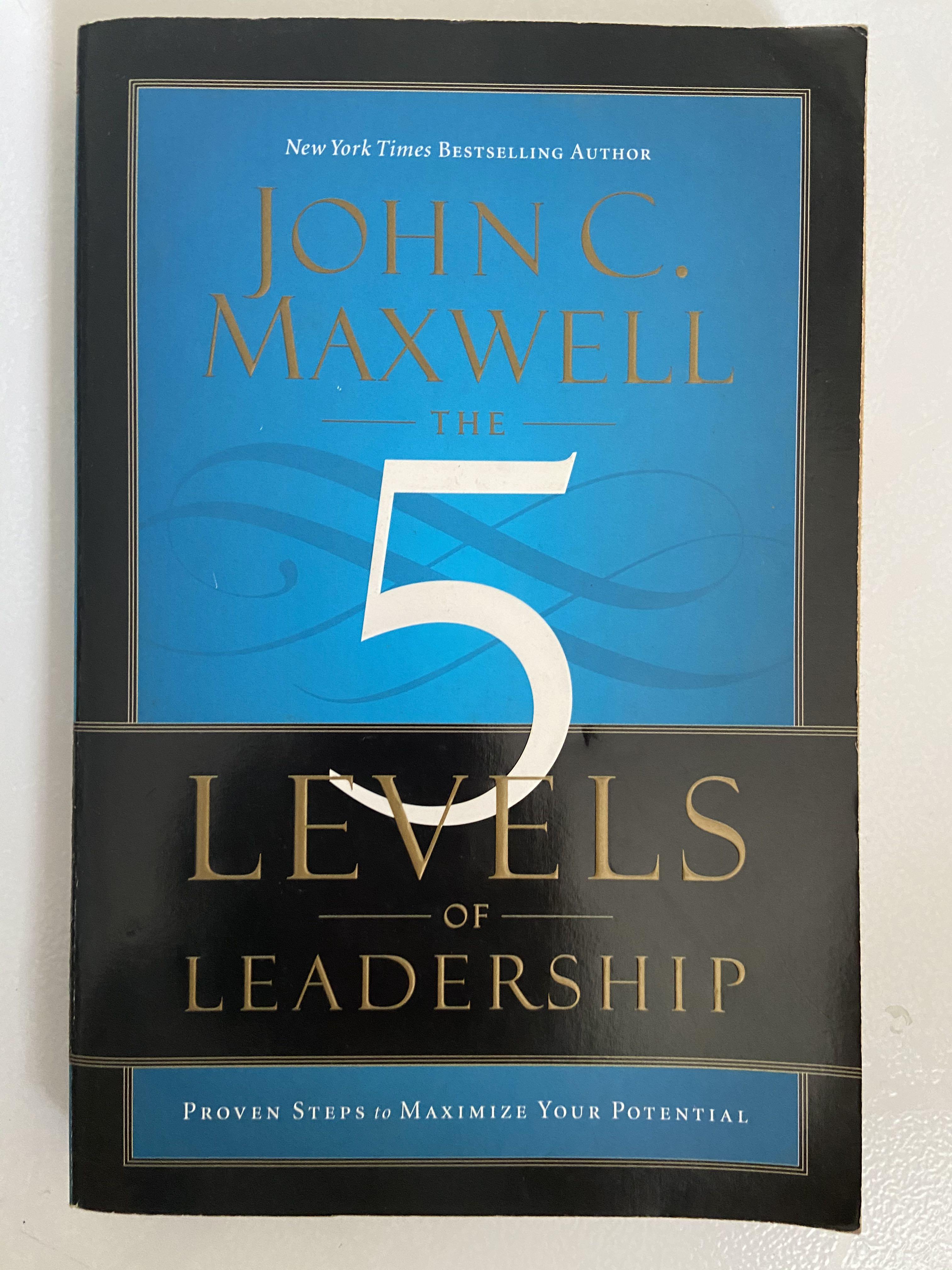 5 levels of leadership by John C Maxwell, Hobbies & Toys, Books