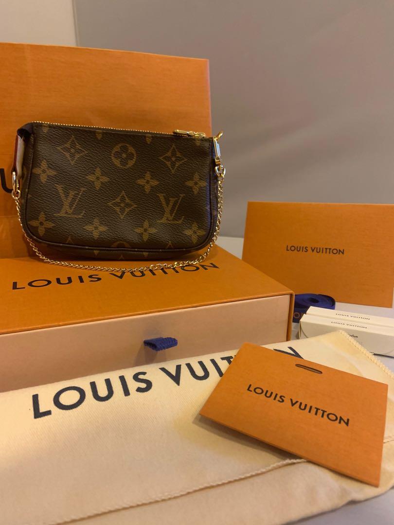 RECEIPT 2020 Louis Vuitton Escale Pastel Mini Pochette Accessories Clutch  Bag