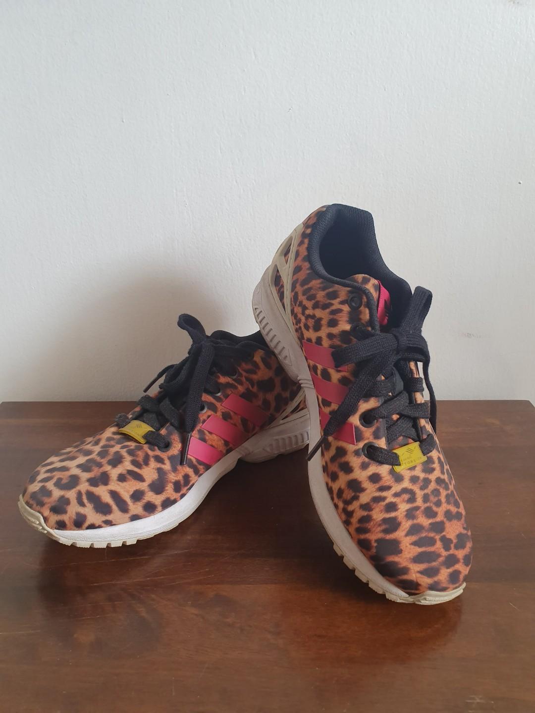 adidas flux leopard