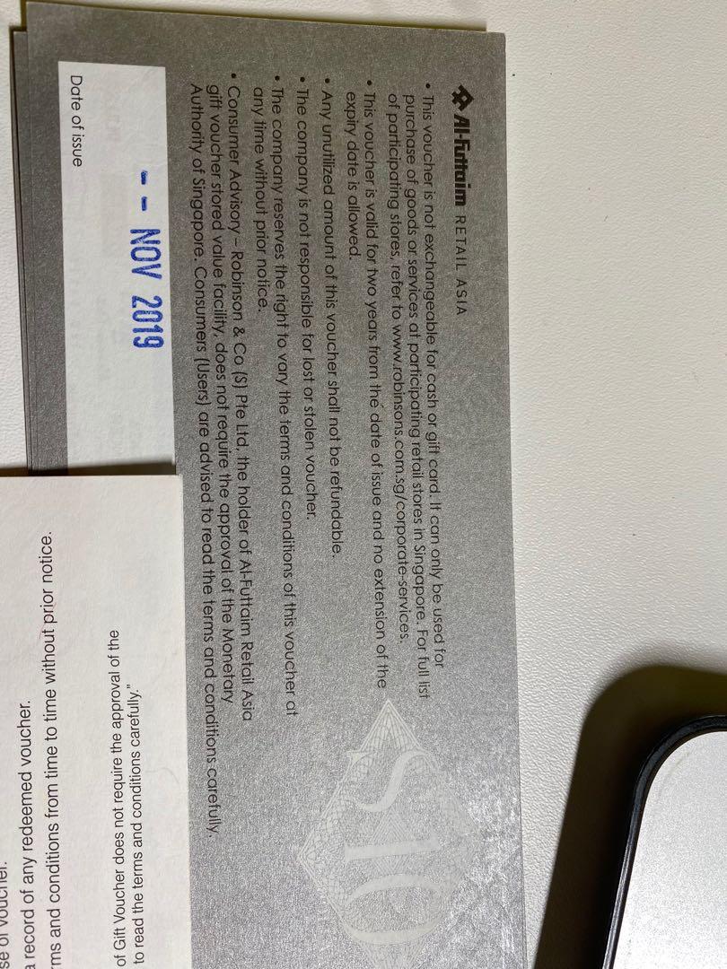 AlFuttaim Voucher (Zara, pull& bear, Robinson), Tickets & Vouchers, Vouchers on Carousell