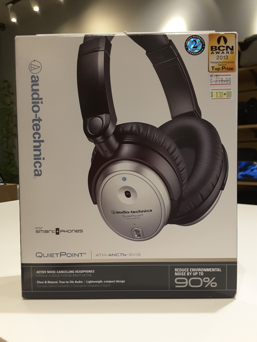 AudioTechnica ATHANC7bSViS Headphone, Audio, Other Audio Equipment