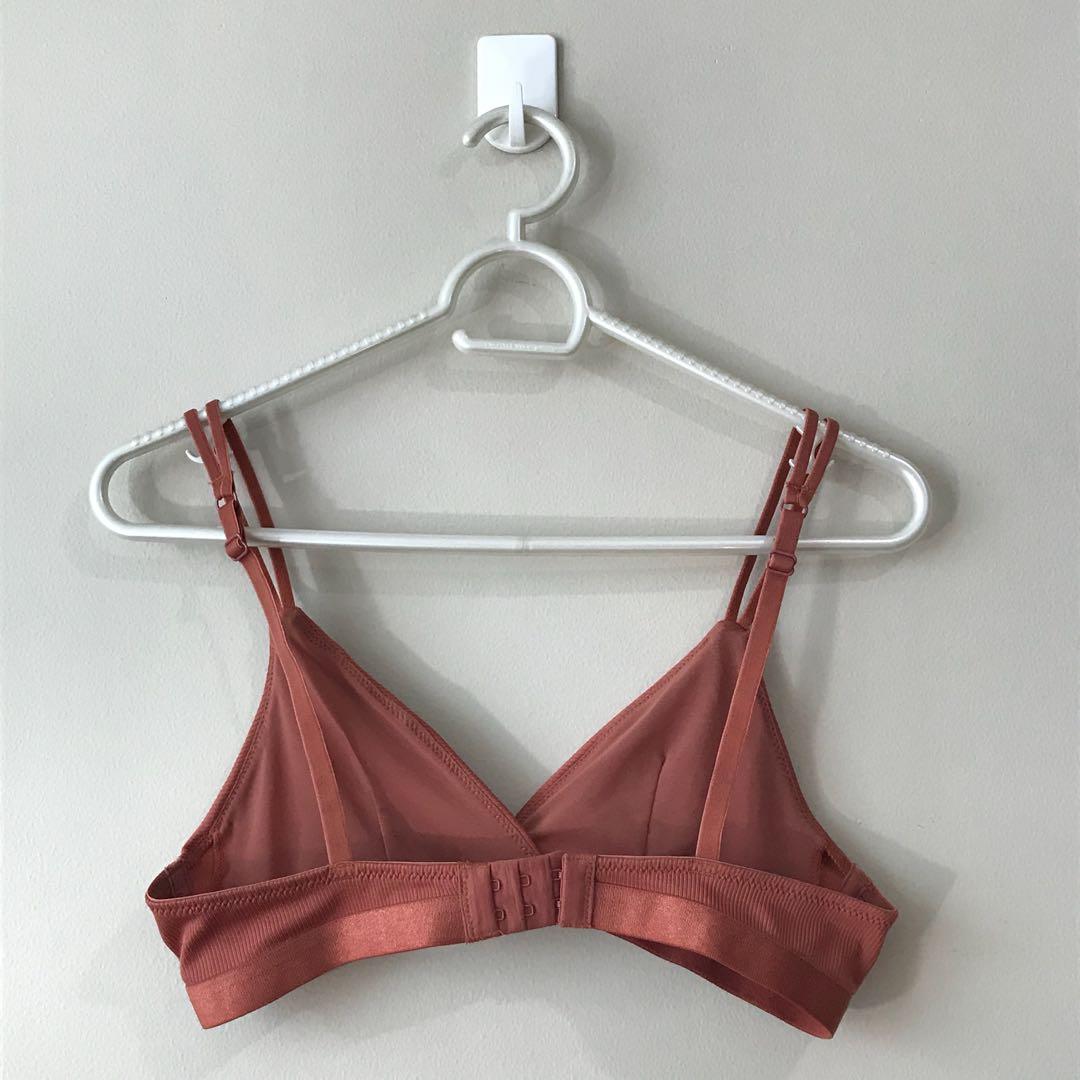 burnt orange bralette