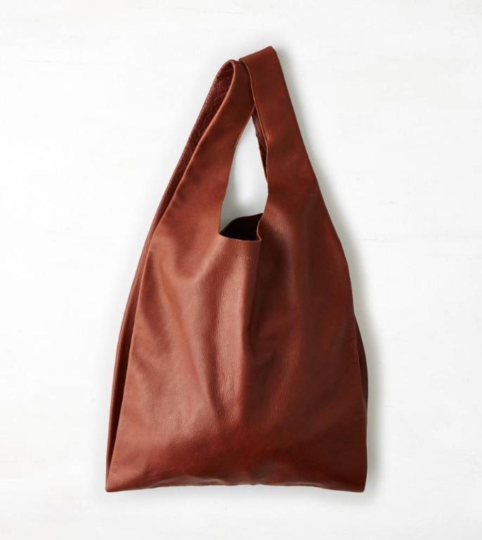 Baggu Basic Leather Tote - Black