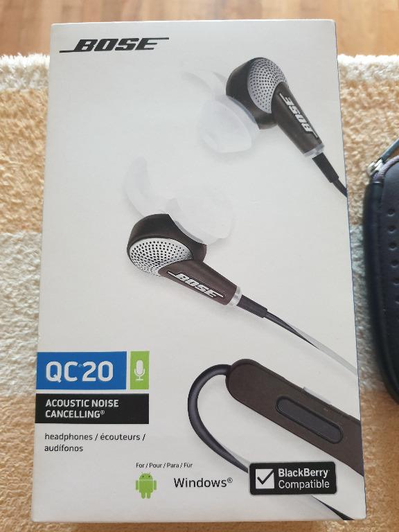 Bose QuietComfort 20 Acoustic Noise Cancelling headphones Samsung and Android devices Audio Headphones Headsets on Carousell