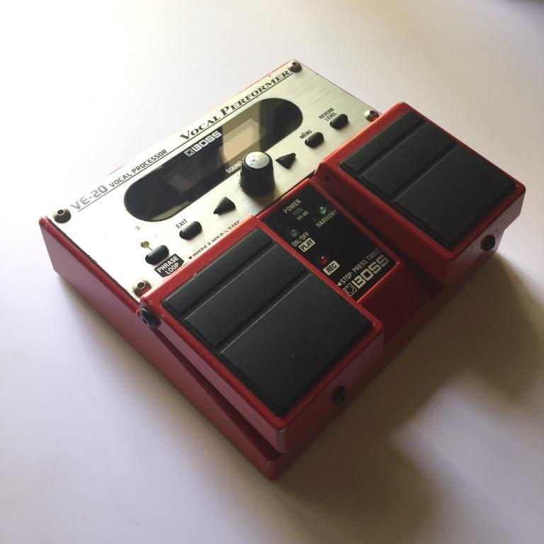 Boss VE20 Vocal Performer Loop Pedal With Mic, Hobbies & Toys, Music & Media, Music Accessories