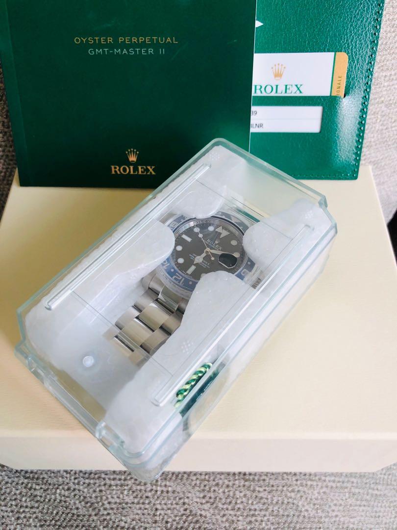 Brand New Rolex GMTMaster II Batman 116710BLNR [Discontinued], Luxury
