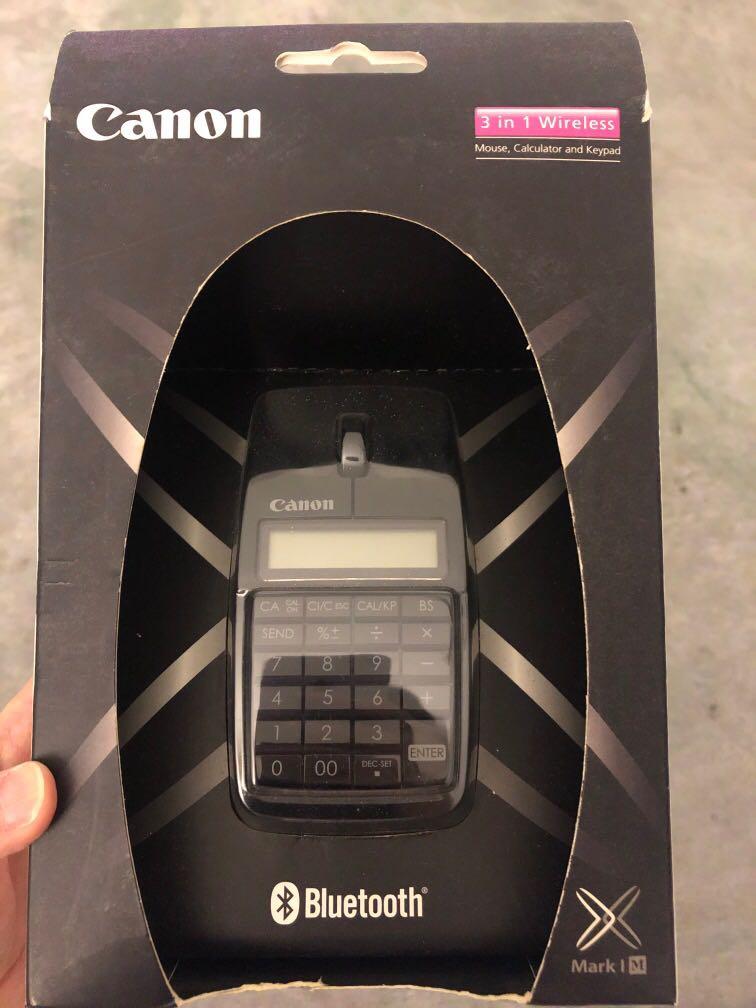 canon 3 in 1 mouse calculator keypad