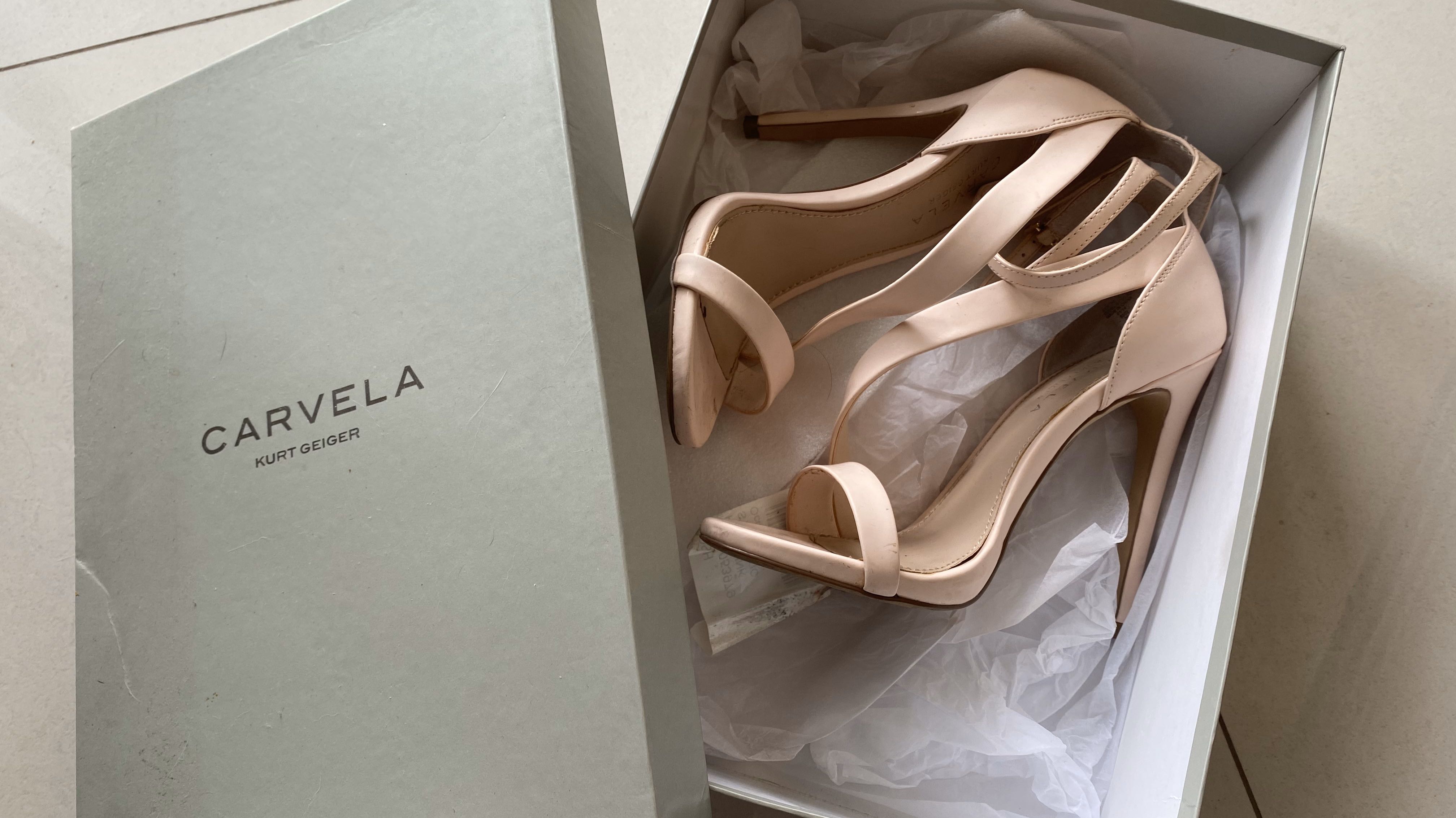 Carvela nude heels hotsell