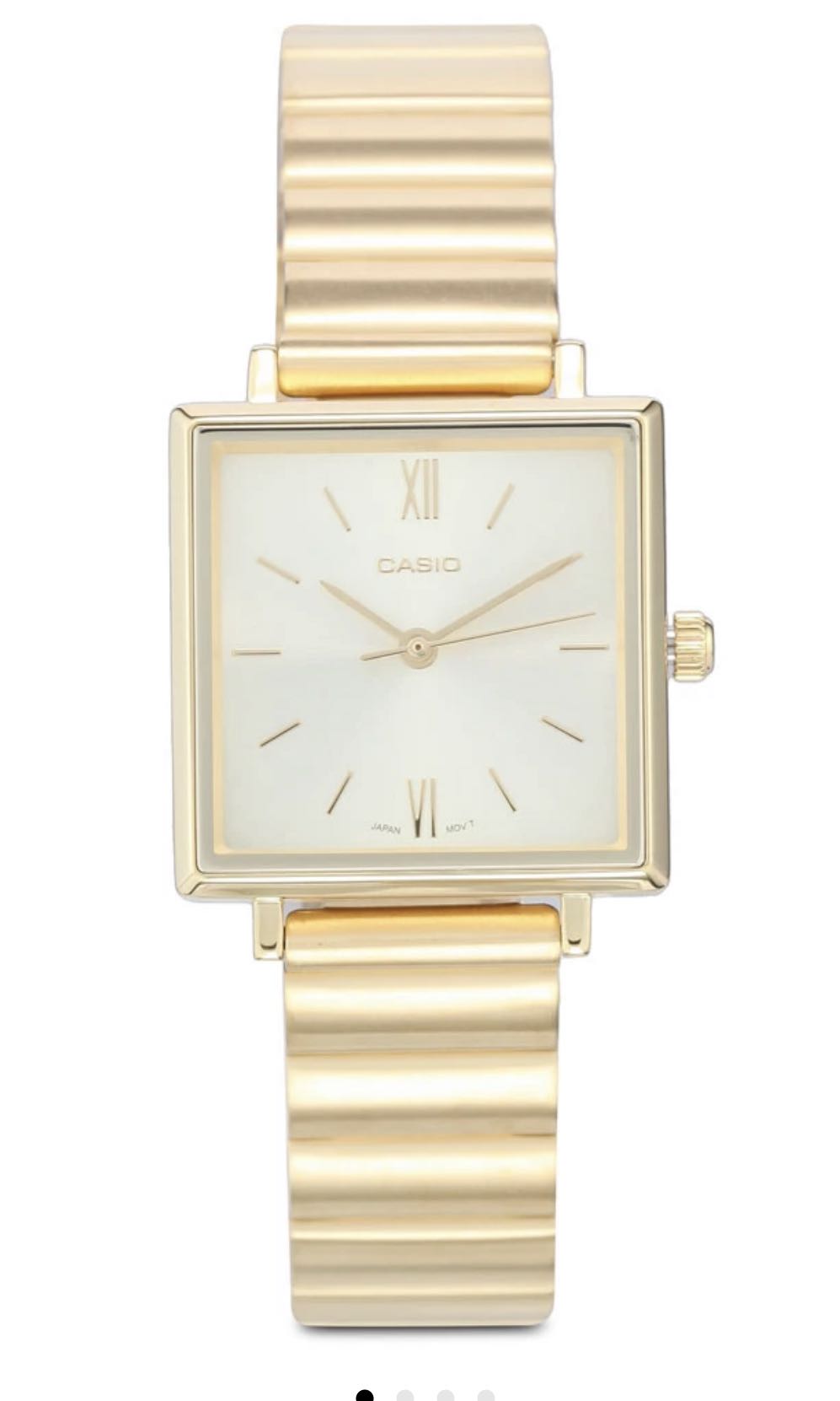 Casio square face gold watch Women s Fashion Watches Accessories Watches on Carousell