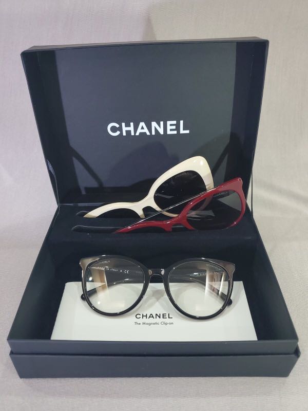 clip on sunglasses chanel