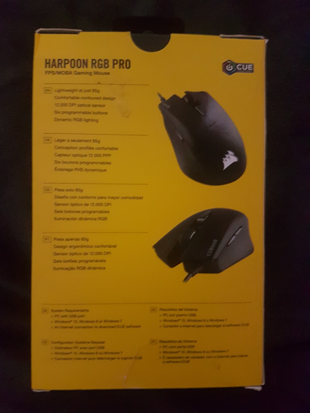 Corsair HARPOON RGB Wireless Gaming Mouse - Black