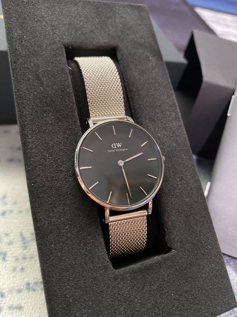 Daniel wellington black face sale