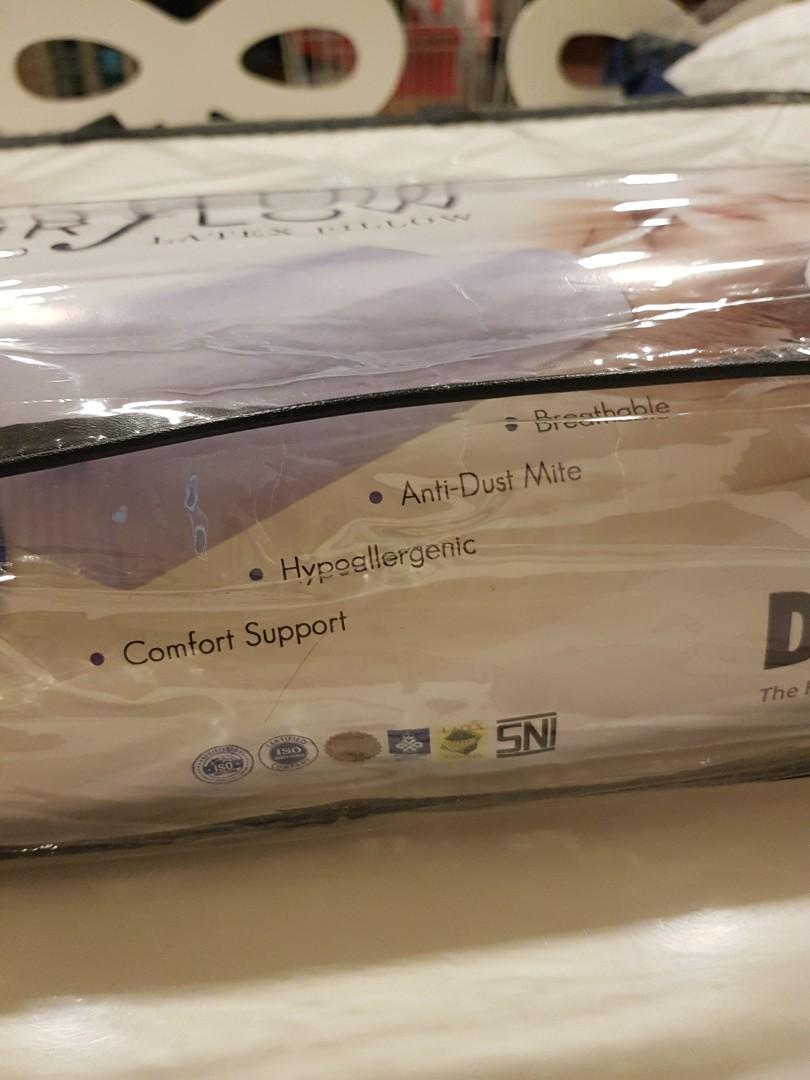 Dunlopillo Ergo Latex pillow Furniture Home Living Bedding Towels on Carousell