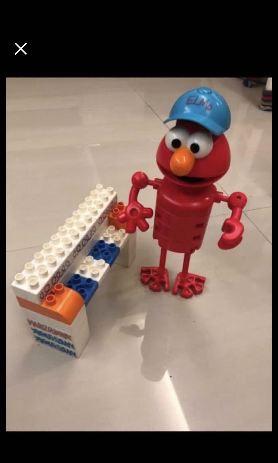 Elmo building blocks shop