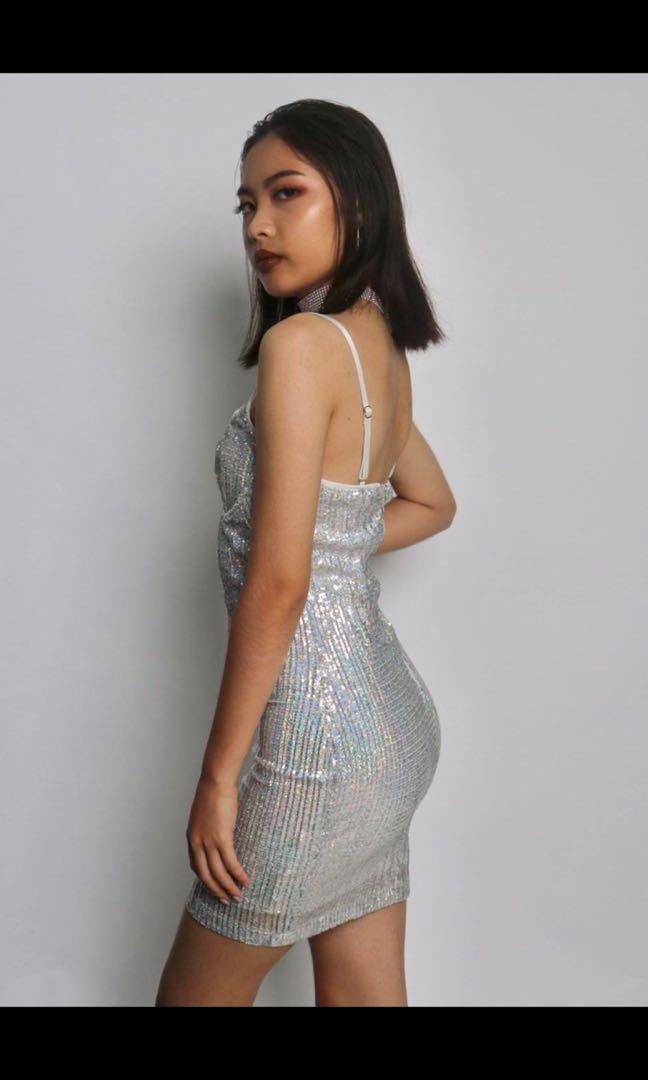 FASHION NOVA Livin for the weekend sequin dress Women s Fashion