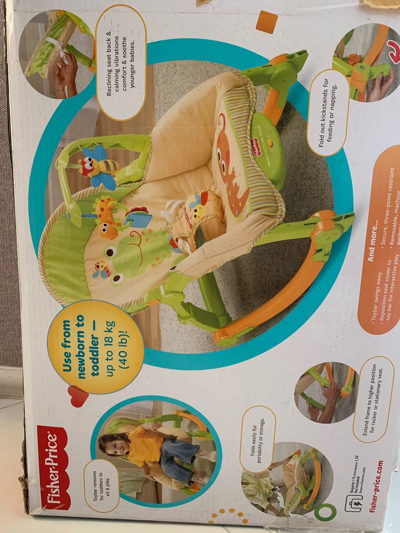 Fisher price Baby Bouncer, Babies & Kids, Infant Playtime on Carousell