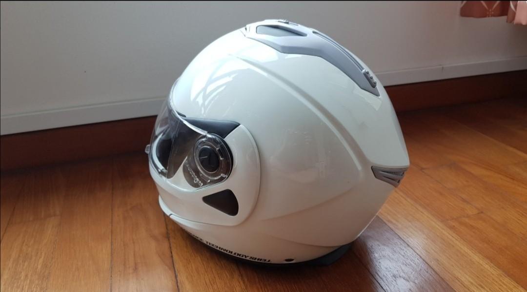 Full Face Helmet All White RS363 - STIG!, Motorcycles, Motorcycle ...