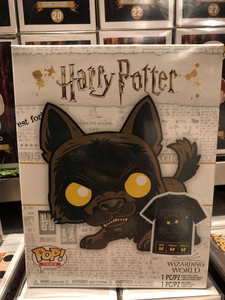 Funko Harry Potter Pop! Tees Sirius Black (As Dog) Flocked Vinyl