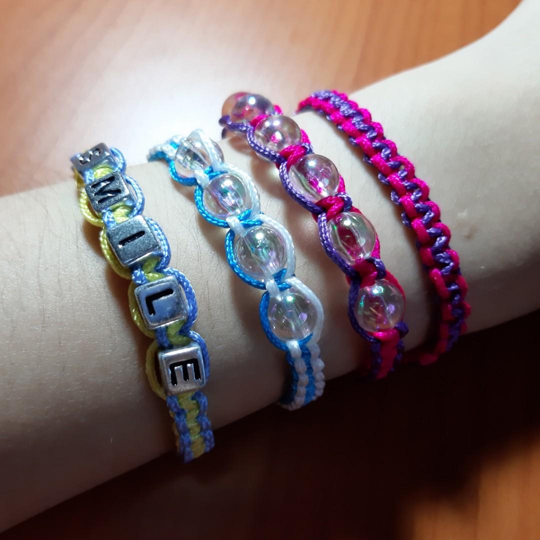 Personalised friendship bracelets top