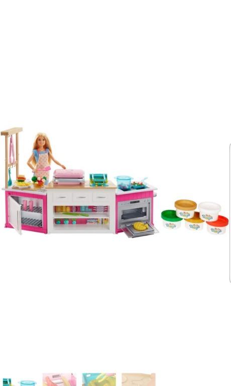Barbie kitchen play doh top